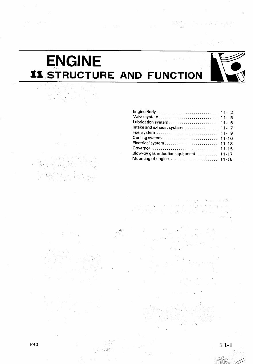 KOMATSU P40 Engine FG35Z FG35 FG33S FG50 Workshop Repair MAN preview img 10