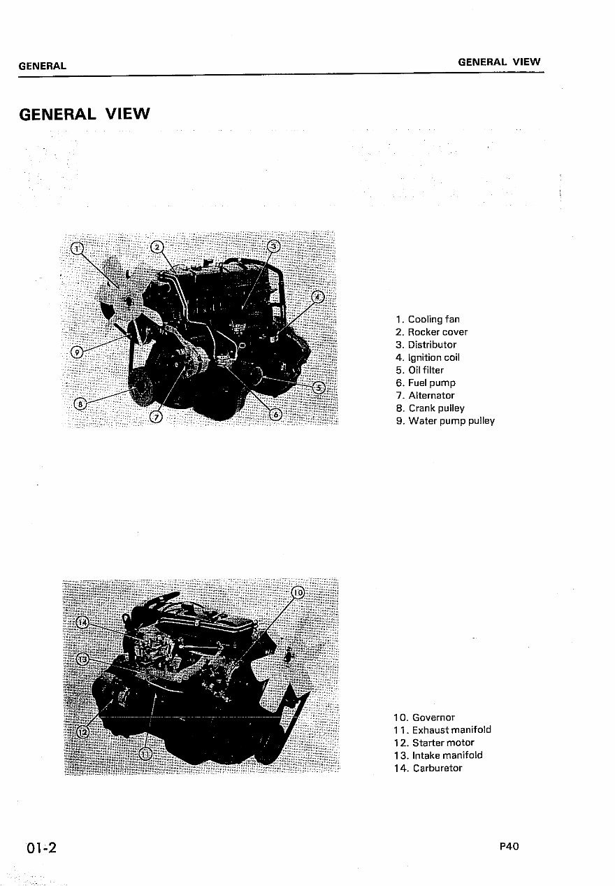 KOMATSU P40 Engine FG35Z FG35 FG33S FG50 Workshop Repair MAN preview img 5