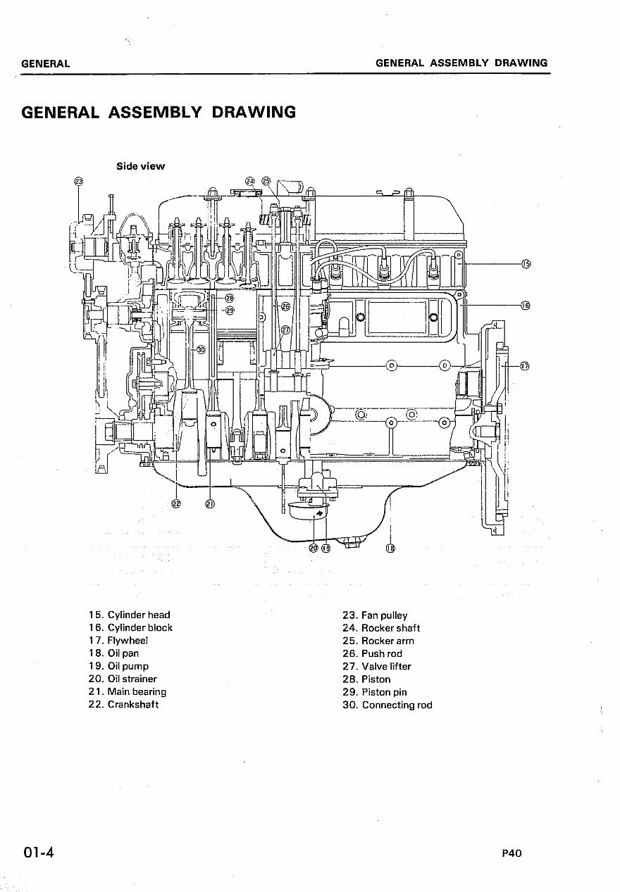 KOMATSU P40 Engine FG35Z FG35 FG33S FG50 Workshop Repair MAN preview img 7