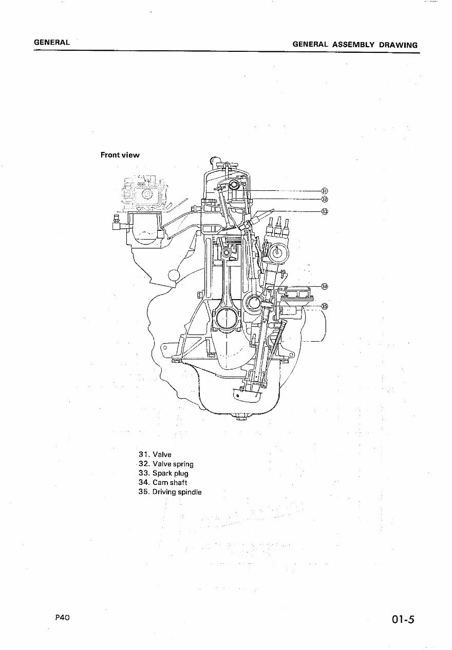 KOMATSU P40 Engine FG35Z FG35 FG33S FG50 Workshop Repair MAN preview img 8