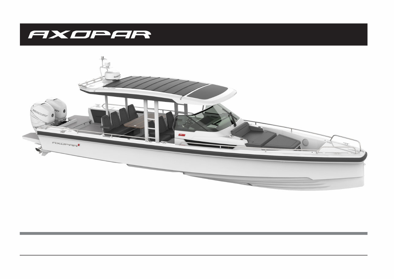 Axopar 37 ST Owners Manual preview img 1