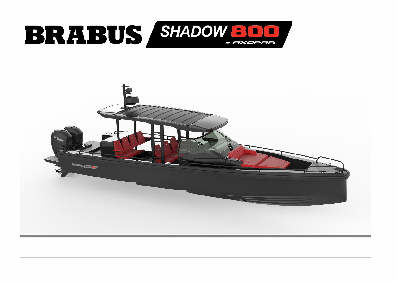 Axopar Brabus Shadow 800 Owners Manual preview img 1