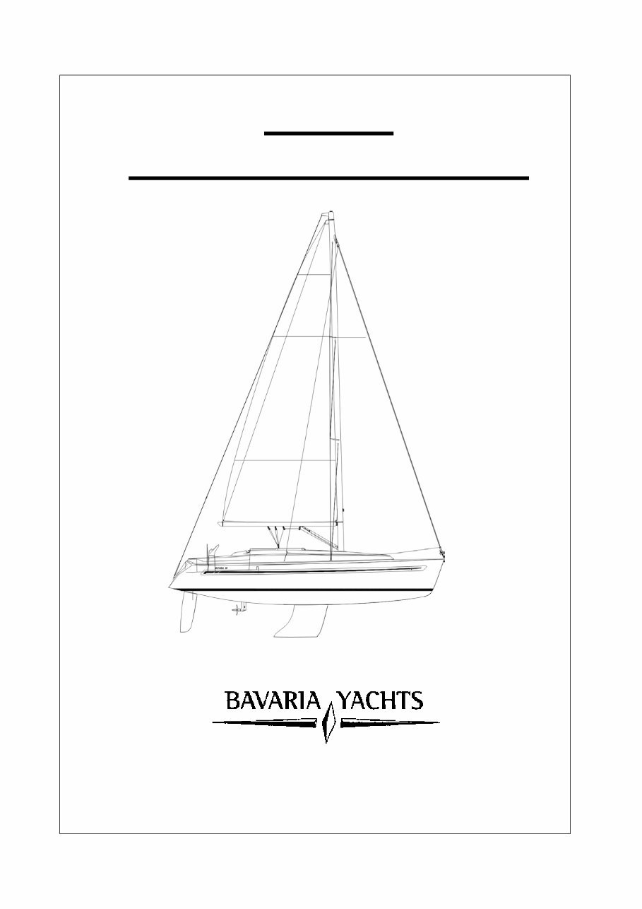 Bavaria 36 (2002/2003) Owners Manual preview img 1