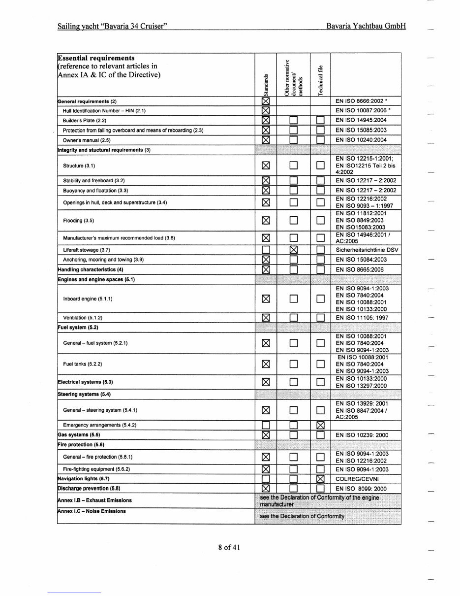 Bavaria Yachts 34 Cruiser Manual For Owners And Skippers preview img 8