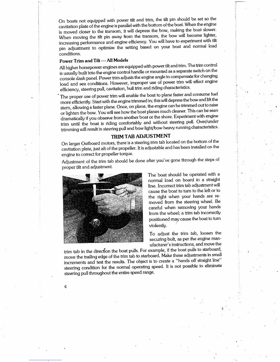 Boston Whaler 13' Super Sport Owners Manual preview img 6