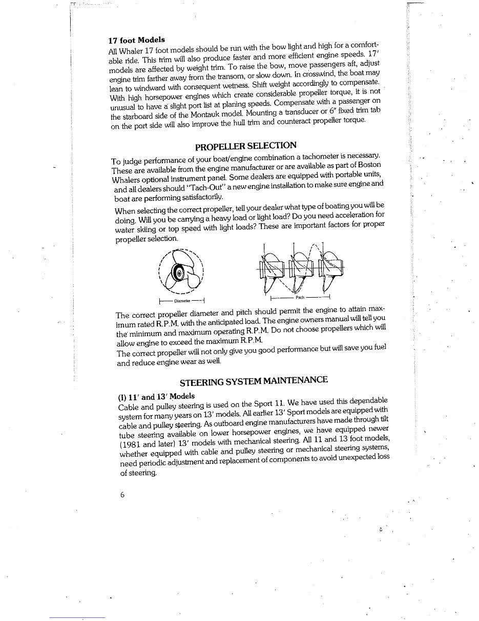 Boston Whaler 13' Super Sport Owners Manual preview img 8