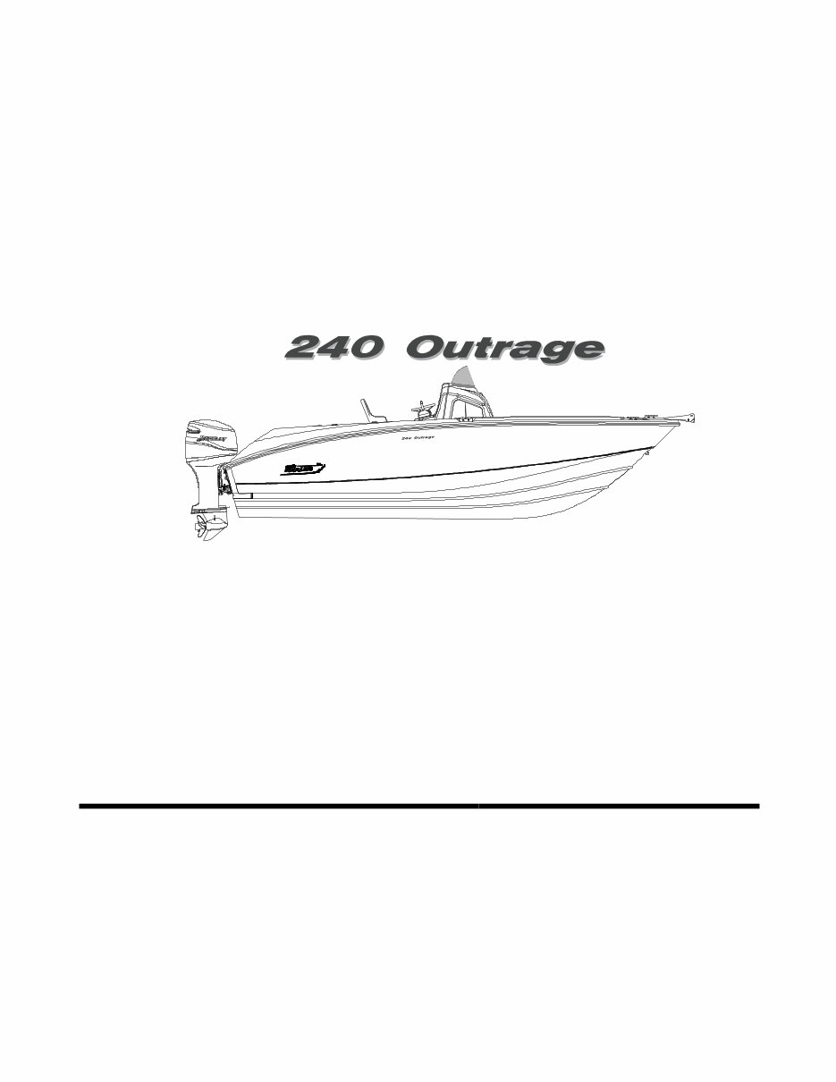 Boston Whaler 240 Outrage Manual preview img 1