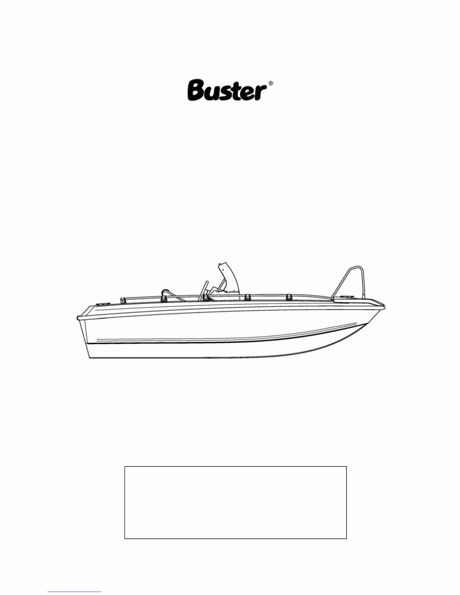 Buster LX Owners Handbook Manual preview img 4