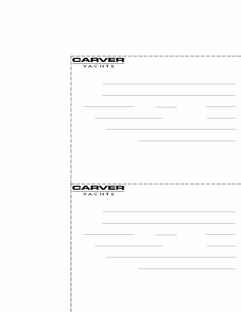 2004 Carver Yachts 356 Motor Yacht Owners Manual preview img 8