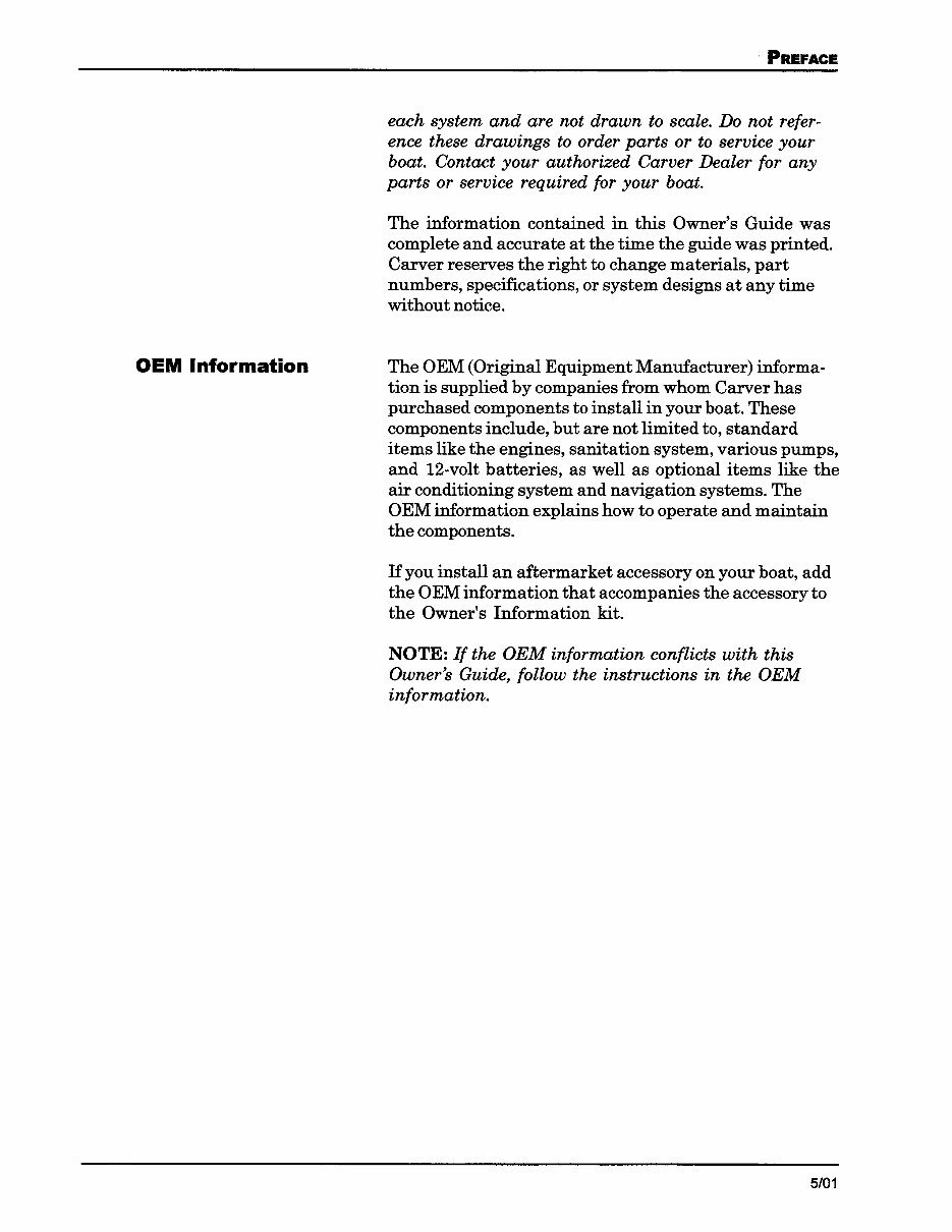 Carver Yachts 404 Cockpit Motor Yacht 2002 Owners Manual preview img 8