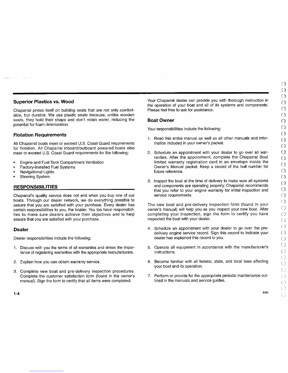 1998 Chaparral Signature 300 Owners Manual preview img 10