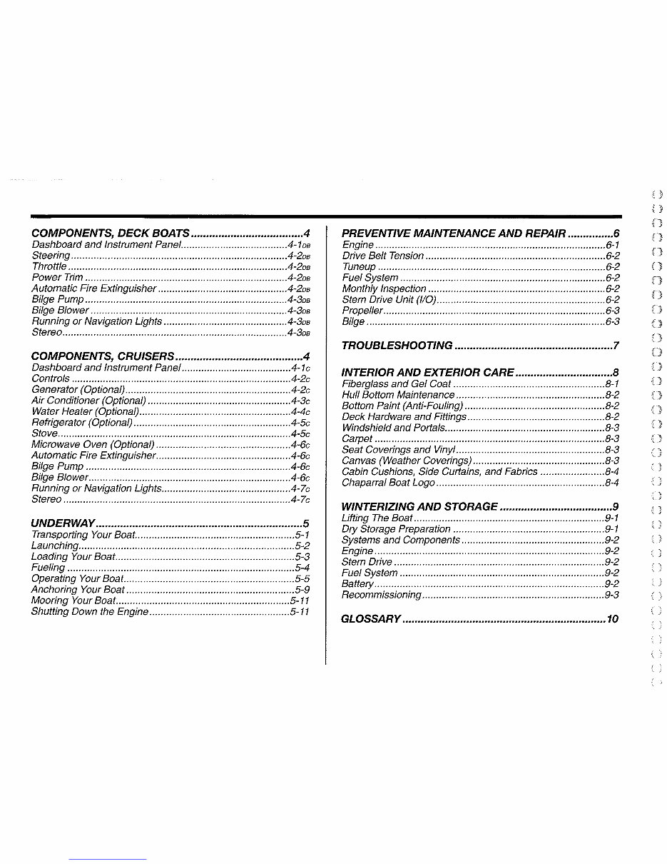1998 Chaparral Signature 300 Owners Manual preview img 6