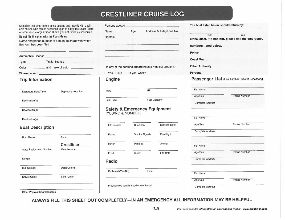 Crestliner Boat Owners Manual preview img 8