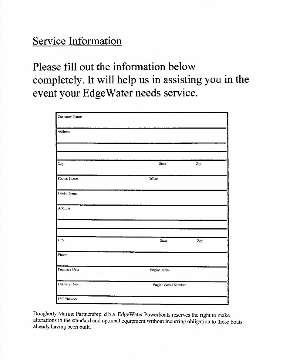 Edgewater 180CC Owners Manual preview img 3