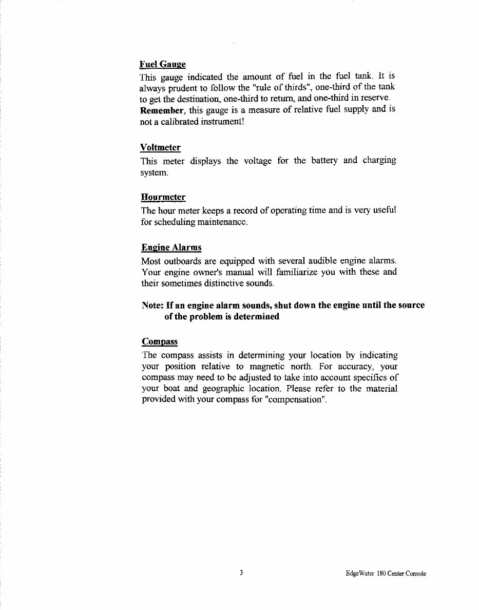 Edgewater 180CC Owners Manual preview img 8