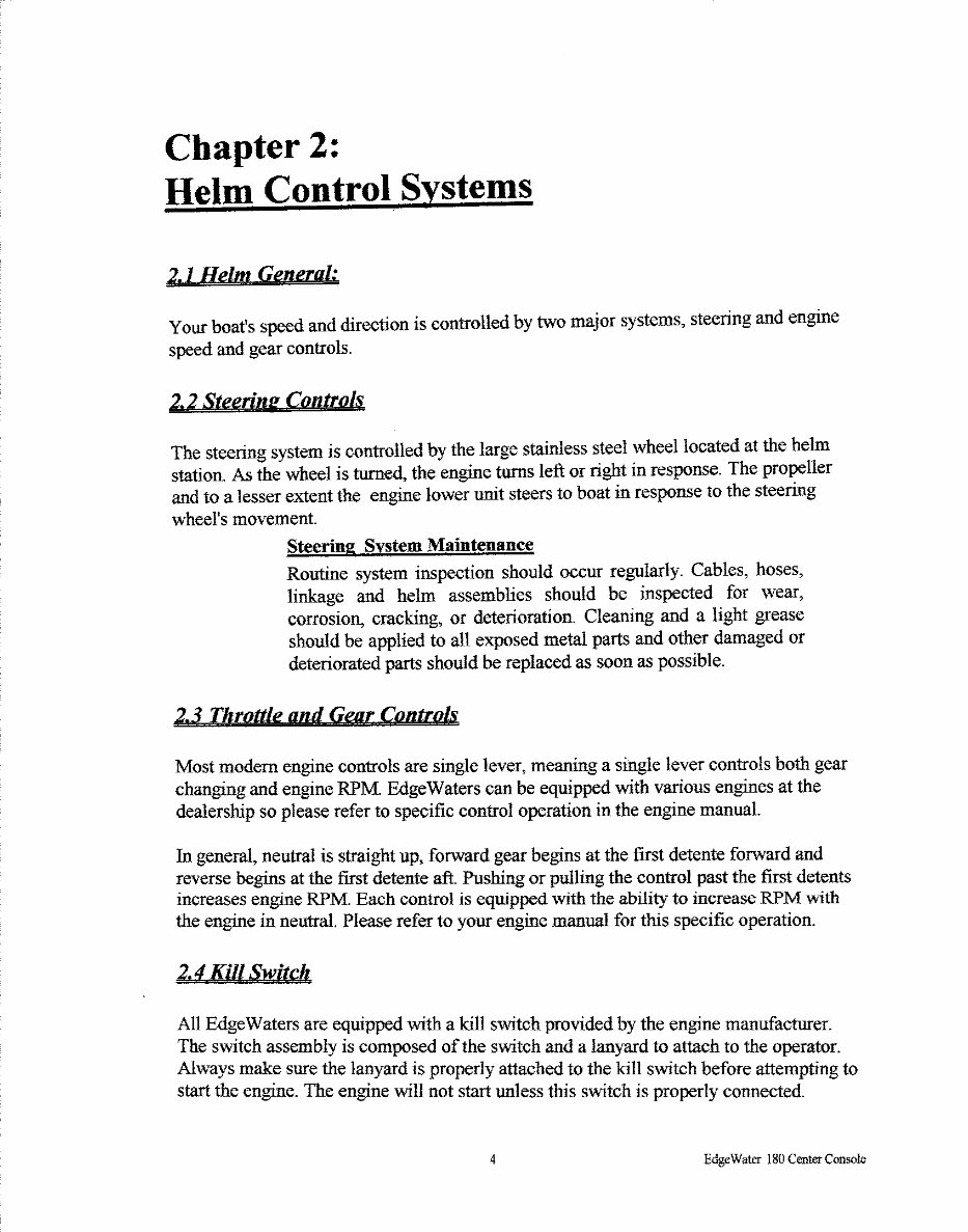 Edgewater 180CC Owners Manual preview img 9