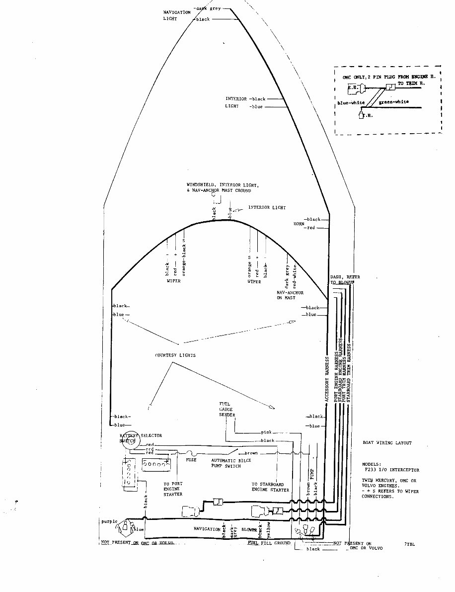 Formula 233 CC & Interceptor Sedan Express Schematic Diagrams preview img 7