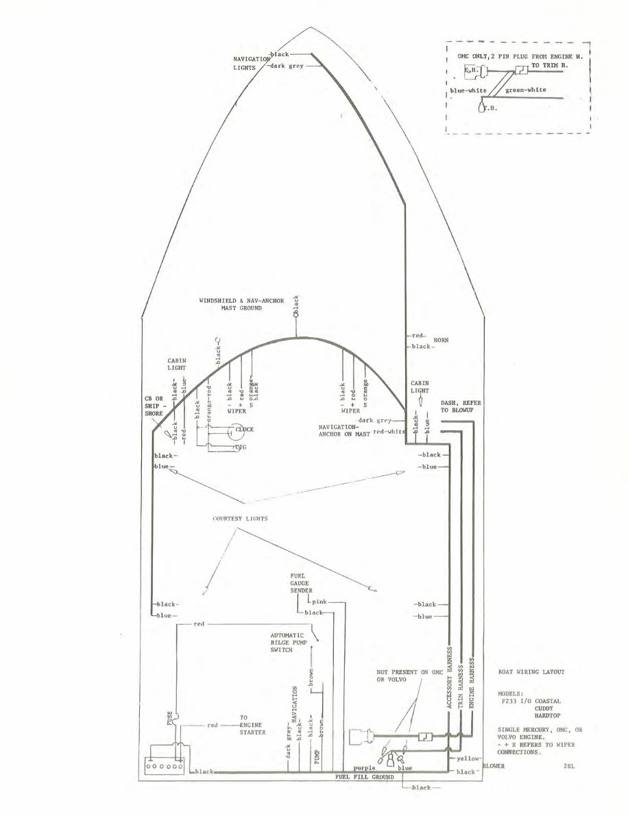 Formula 233 CC & Interceptor Sedan Express Schematic Diagrams preview img 8