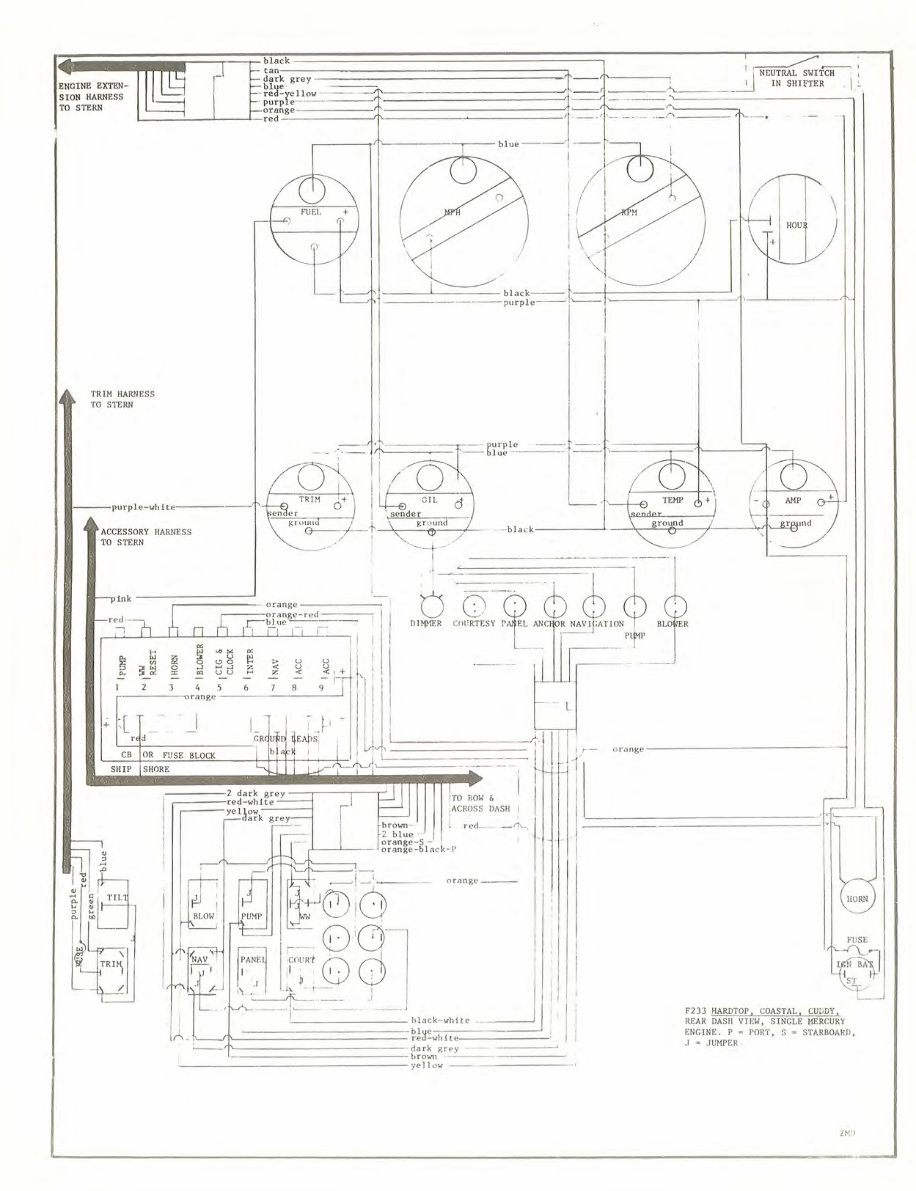 Formula 233 CC & Interceptor Sedan Express Schematic Diagrams preview img 9