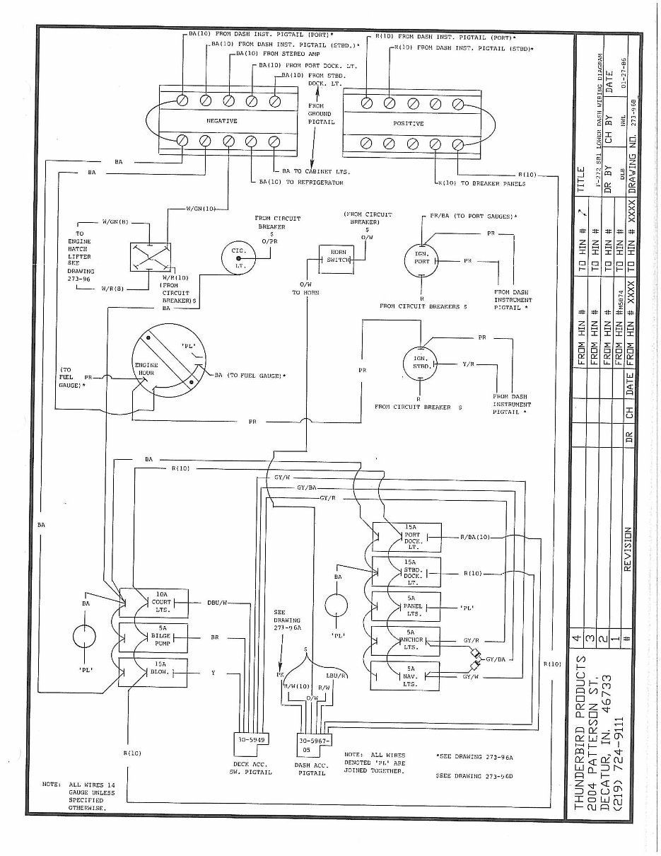 Formula 272 SR1 1985-1987 Schematic Diagrams preview img 3