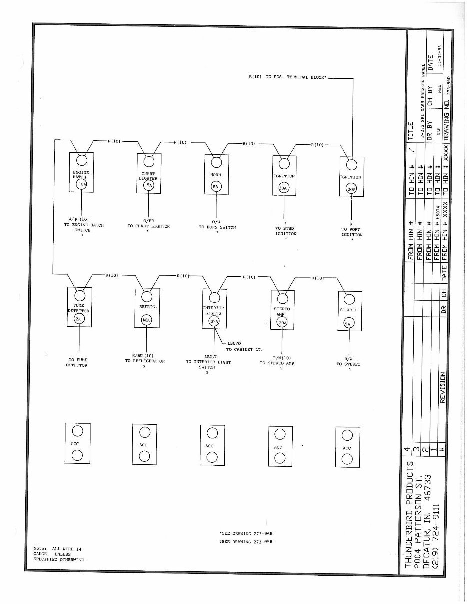 Formula 272 SR1 1985-1987 Schematic Diagrams preview img 4