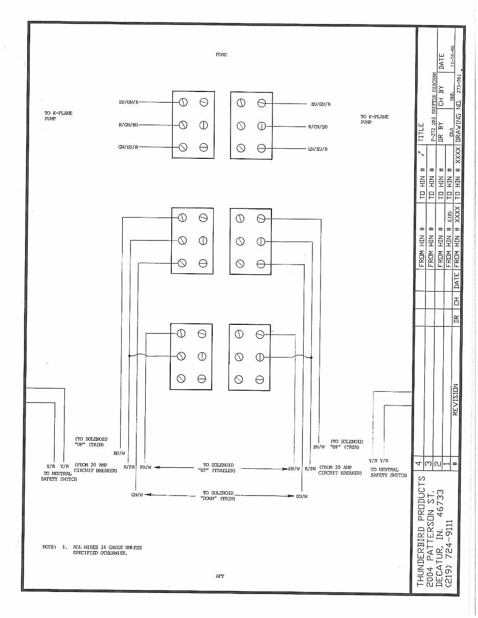 Formula 272 SR1 1985-1987 Schematic Diagrams preview img 8