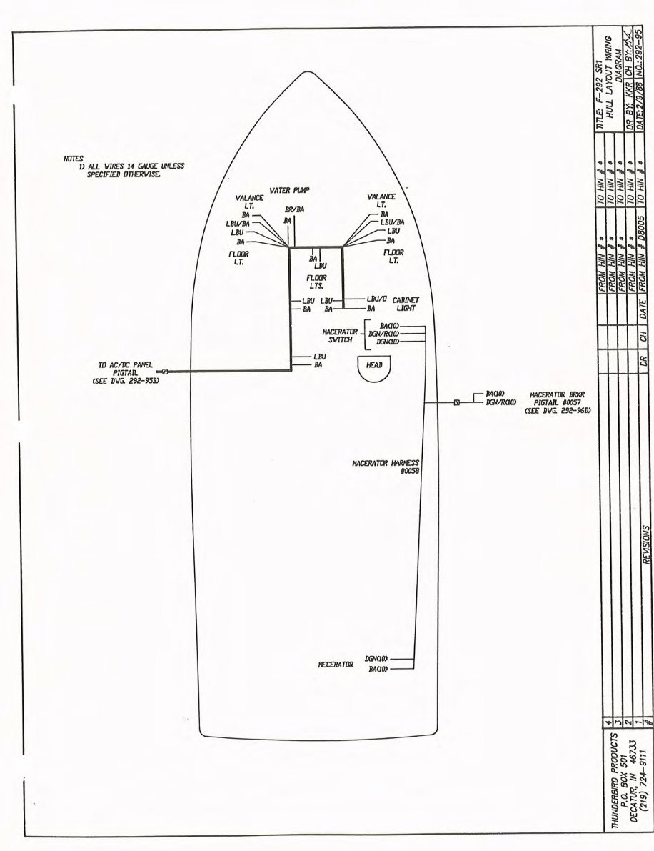 Formula 292 SR1 1988 - 1992 Schematic Diagrams preview img 5