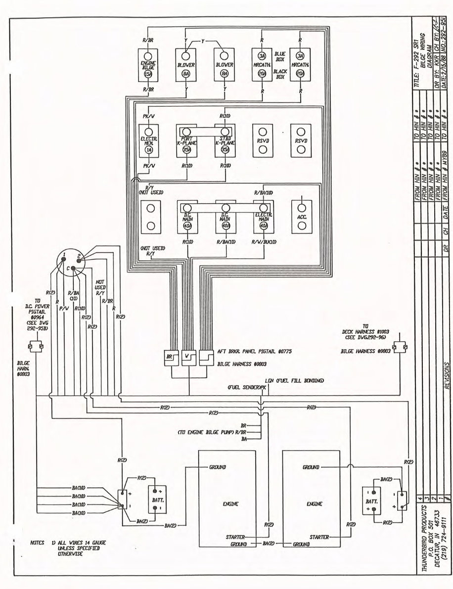 Formula 292 SR1 1988 - 1992 Schematic Diagrams preview img 8