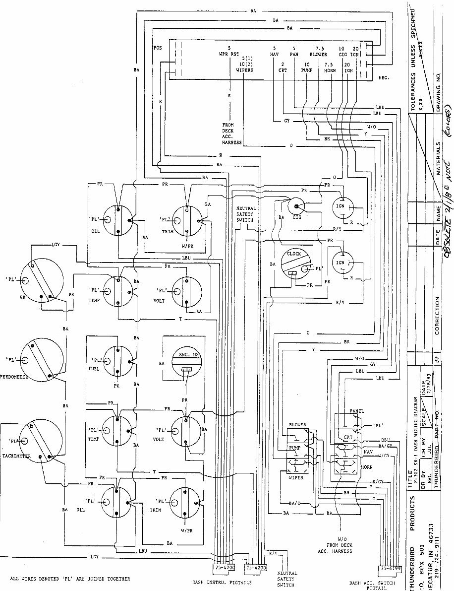 Formula 302 LS & SR1 Schematic Diagrams | eManualOnline