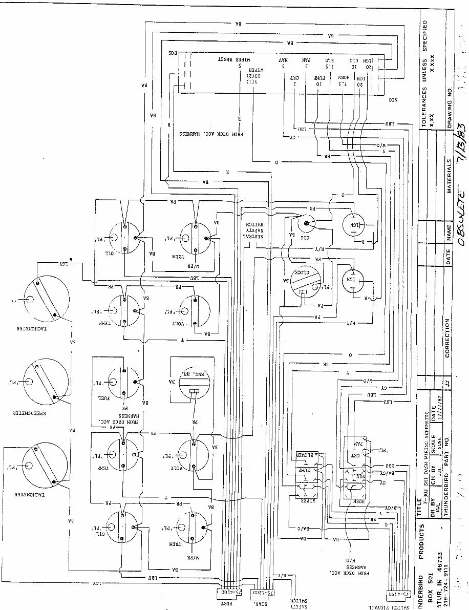 Formula 302 LS & SR1 Schematic Diagrams | eManualOnline