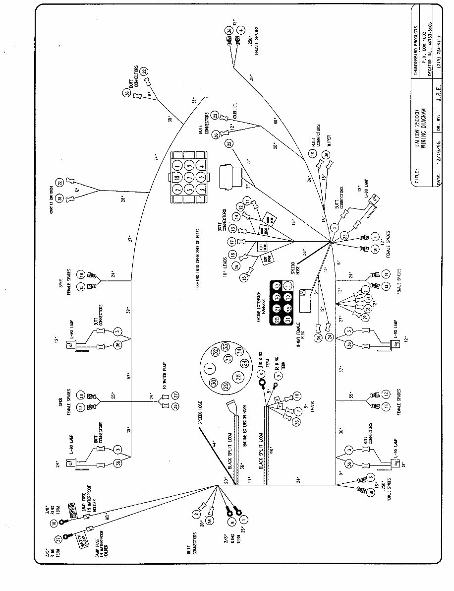 Formula Falcon 2500 Schematic Diagrams preview img 2
