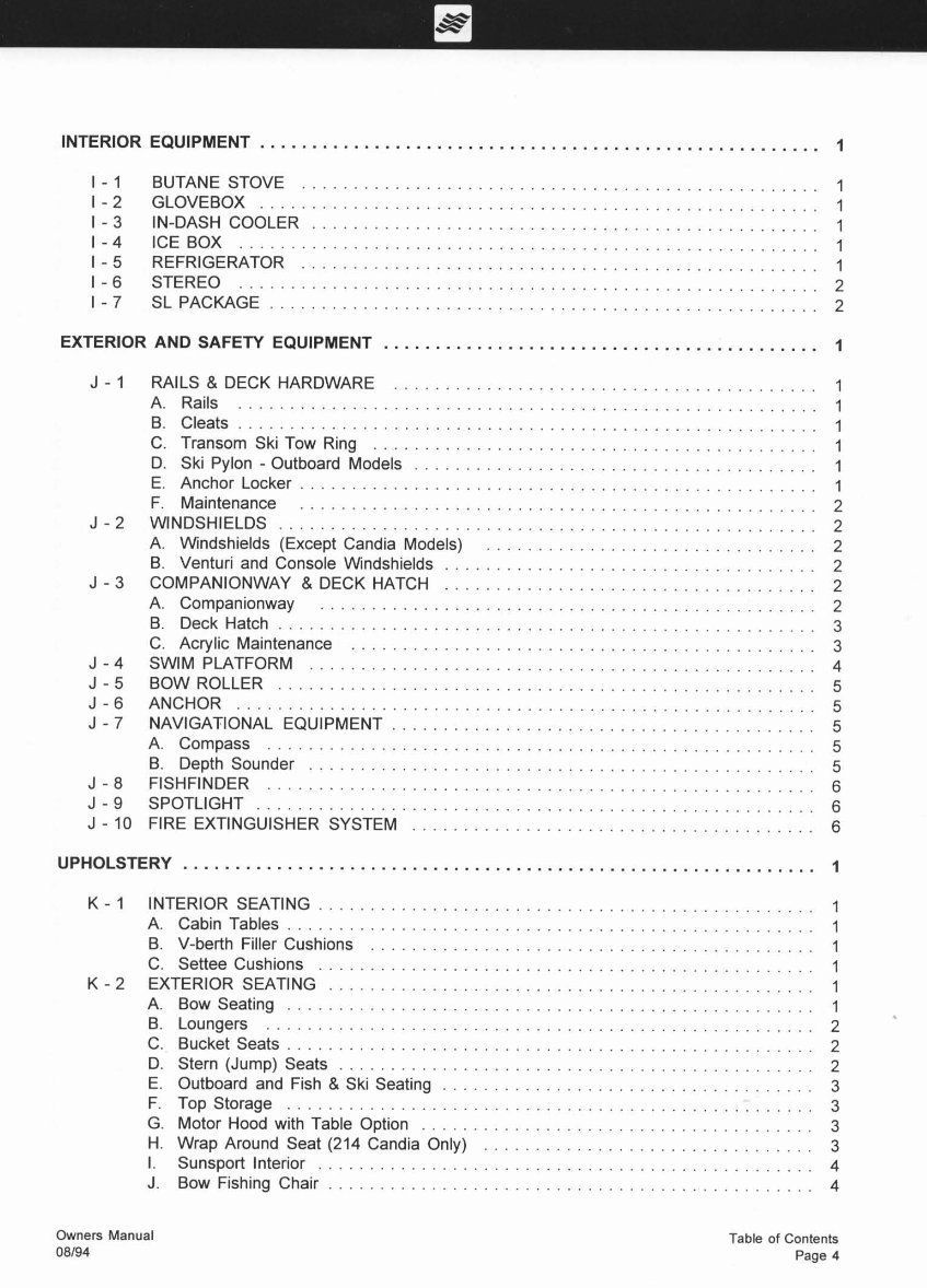 1995-1997 Four Winns Sportboat Owners Manual preview img 10