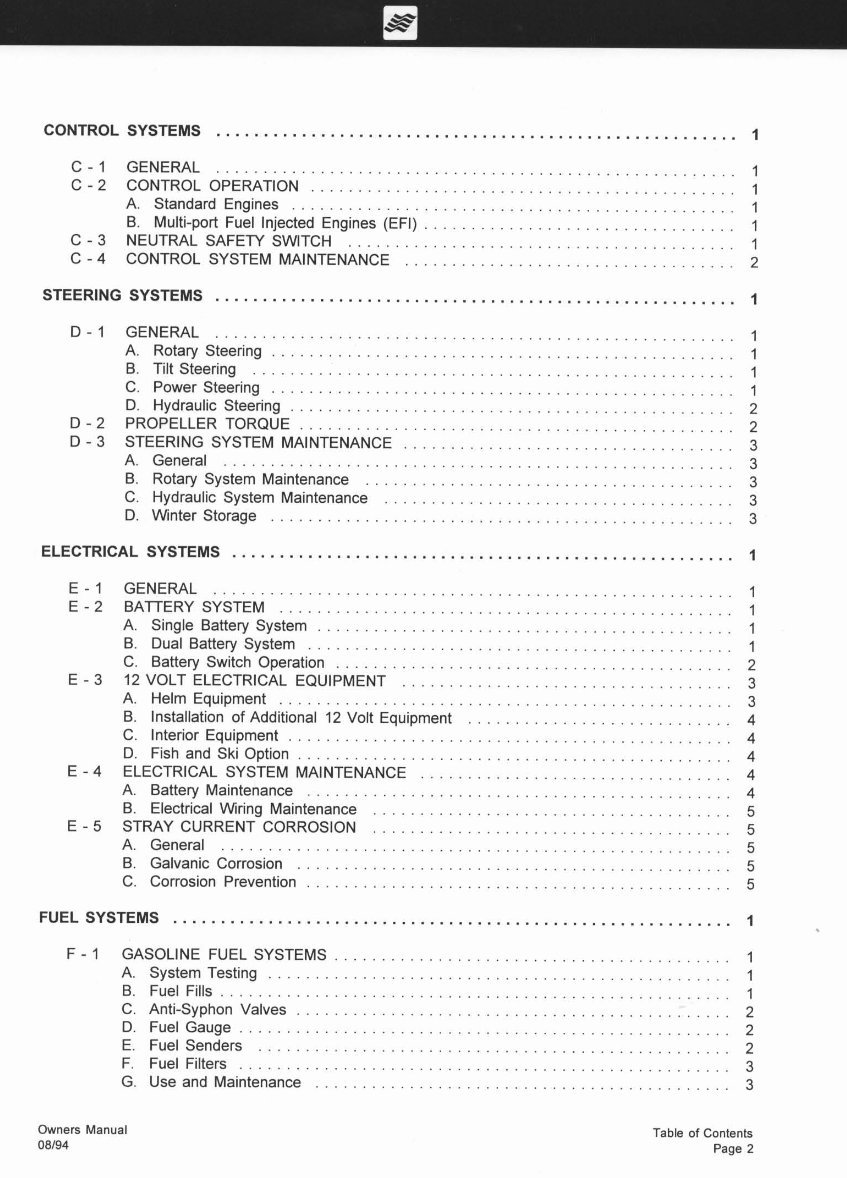 1995-1997 Four Winns Sportboat Owners Manual preview img 8