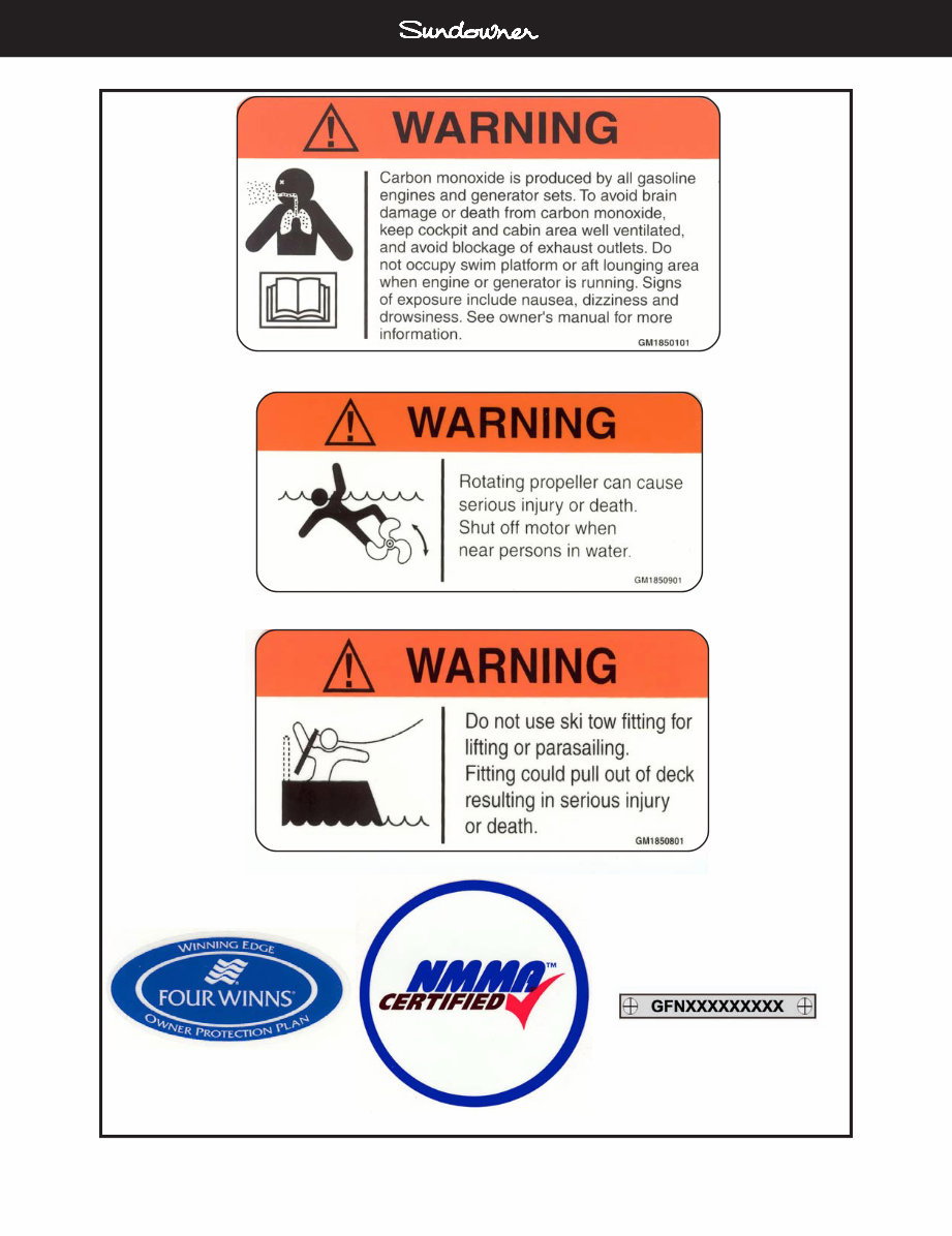 2004 Four Winns Sundowner Owners Manual preview img 10
