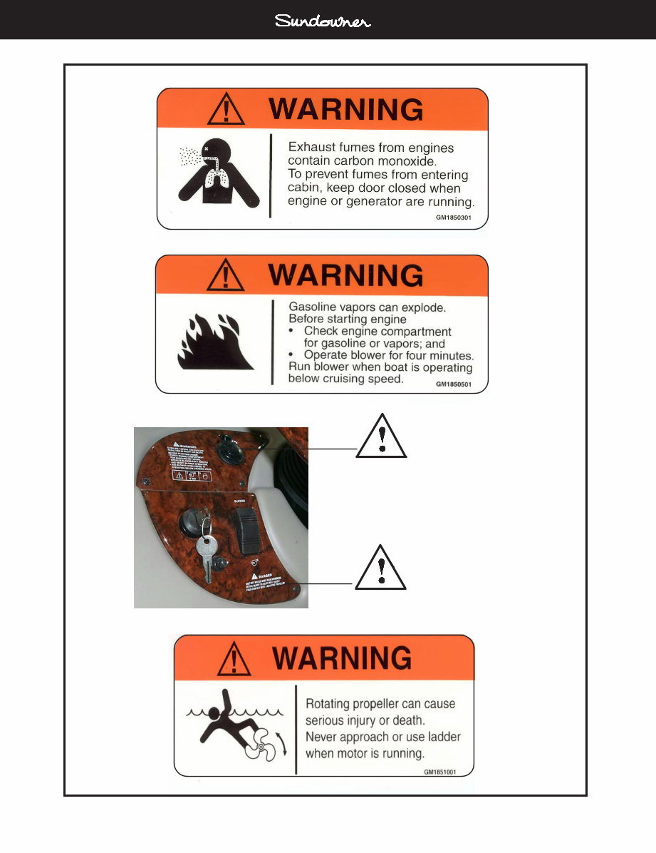 2004 Four Winns Sundowner Owners Manual preview img 8