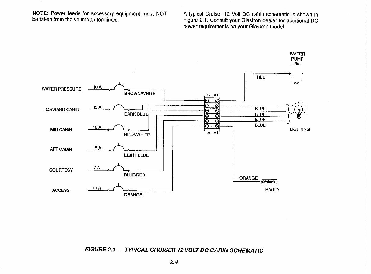 1991 Glastron Cruisers Supplement Owners Manual preview img 5
