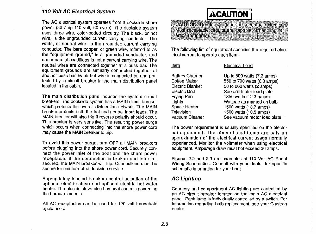 1991 Glastron Cruisers Supplement Owners Manual preview img 6