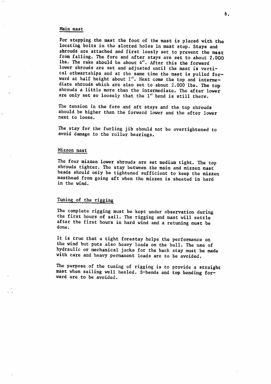 Hallberg Rassy HR 41 Owners Manual preview img 7