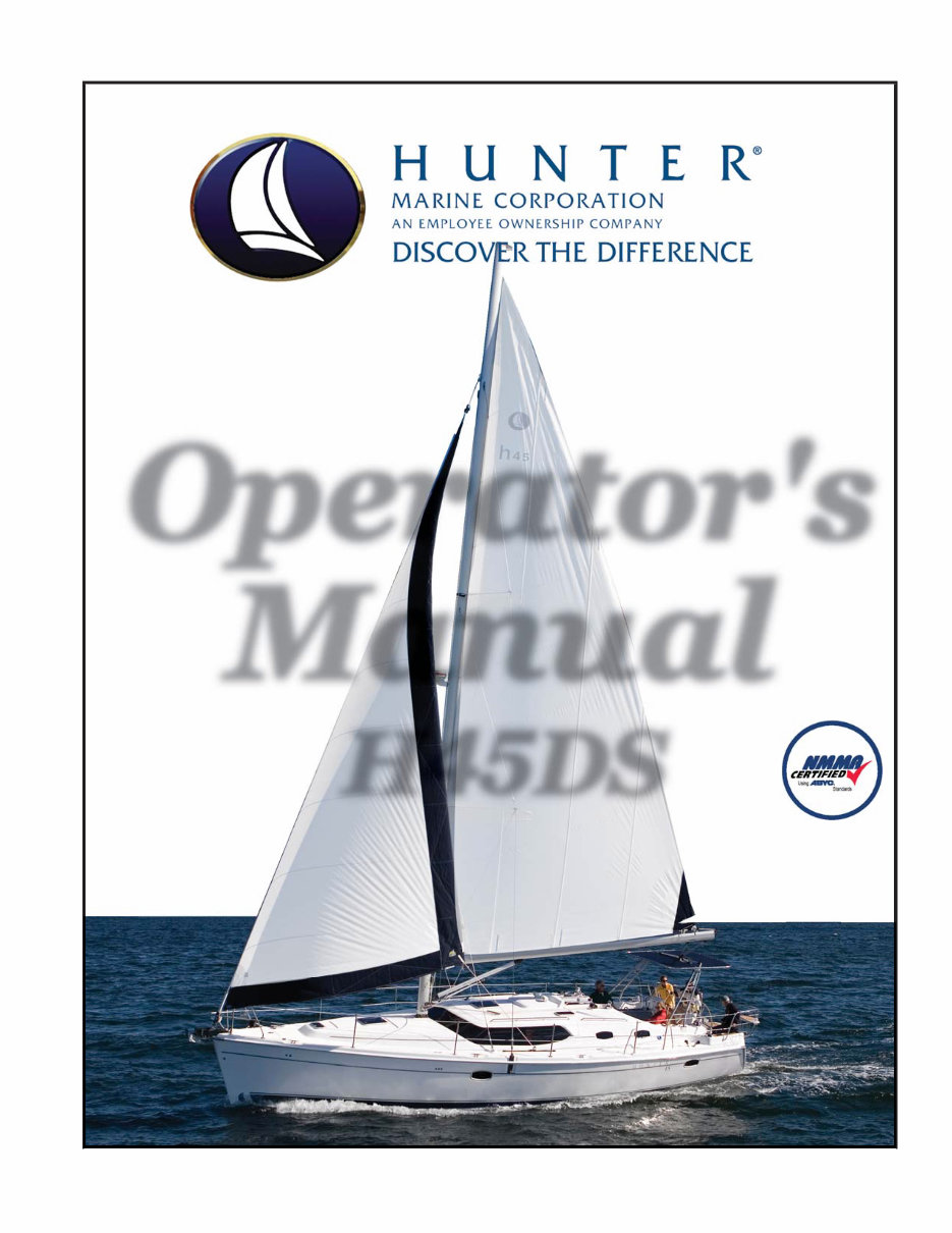 Hunter H45DS Owners Manual preview img 1