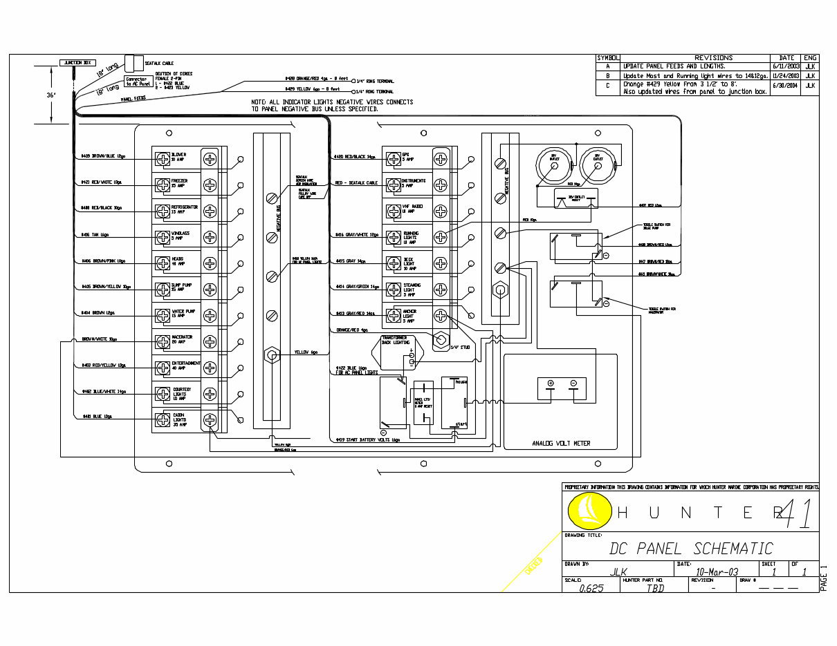Hunter 41 Schematics Manual preview img 3