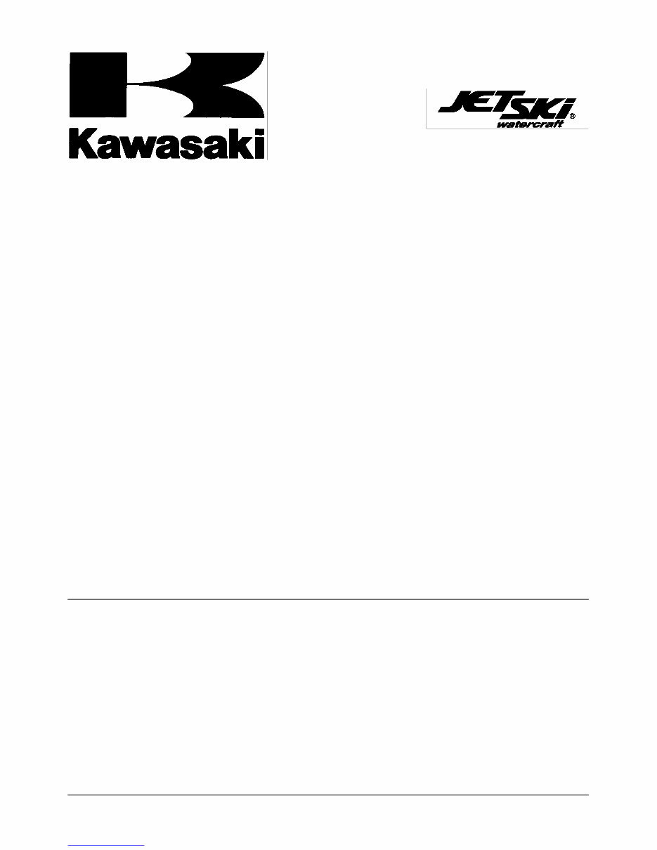 Kawasaki JET SKI STX-15F Service Manual preview img 5