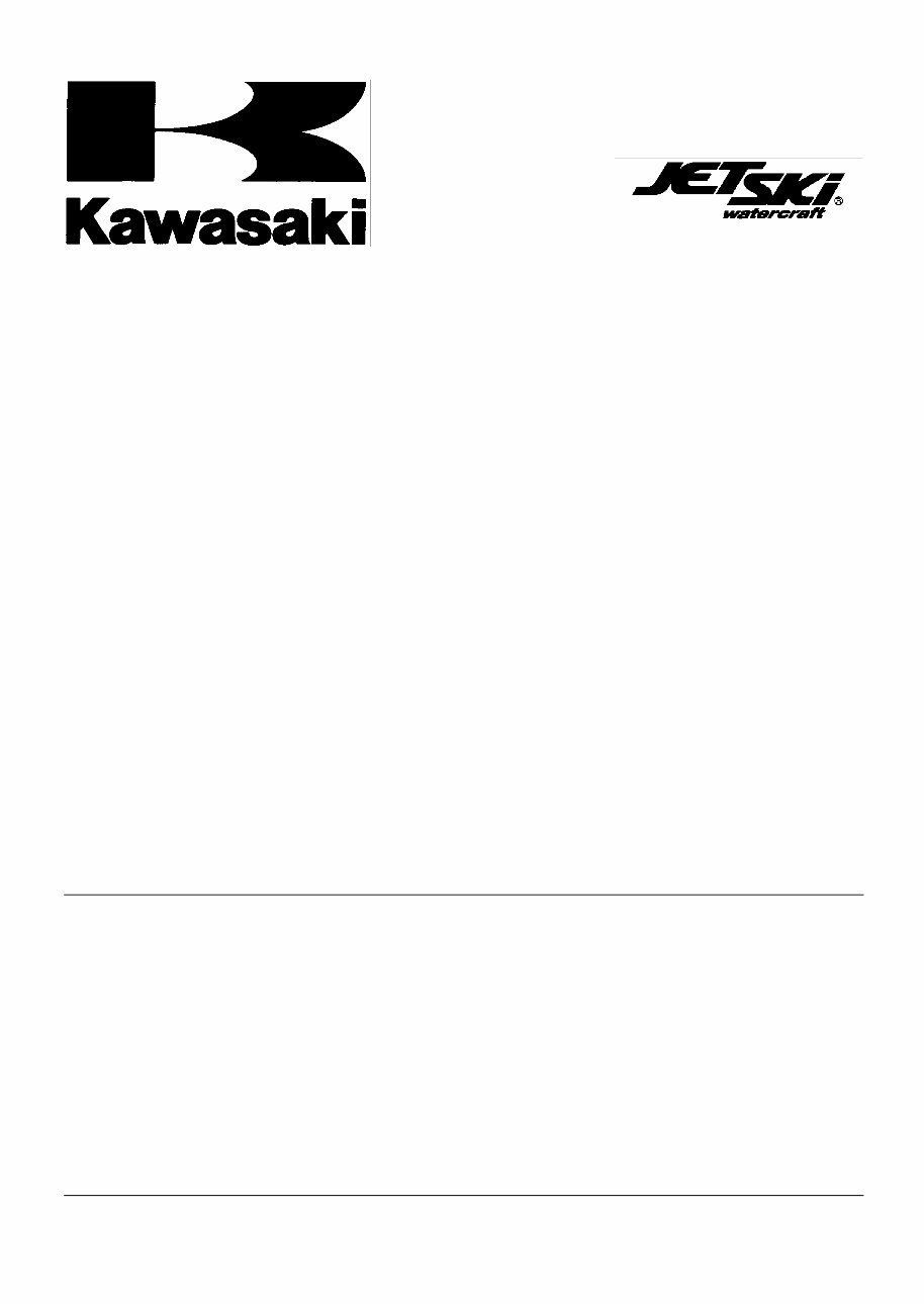 Kawasaki Jet Ski X2 Service Manual preview img 5