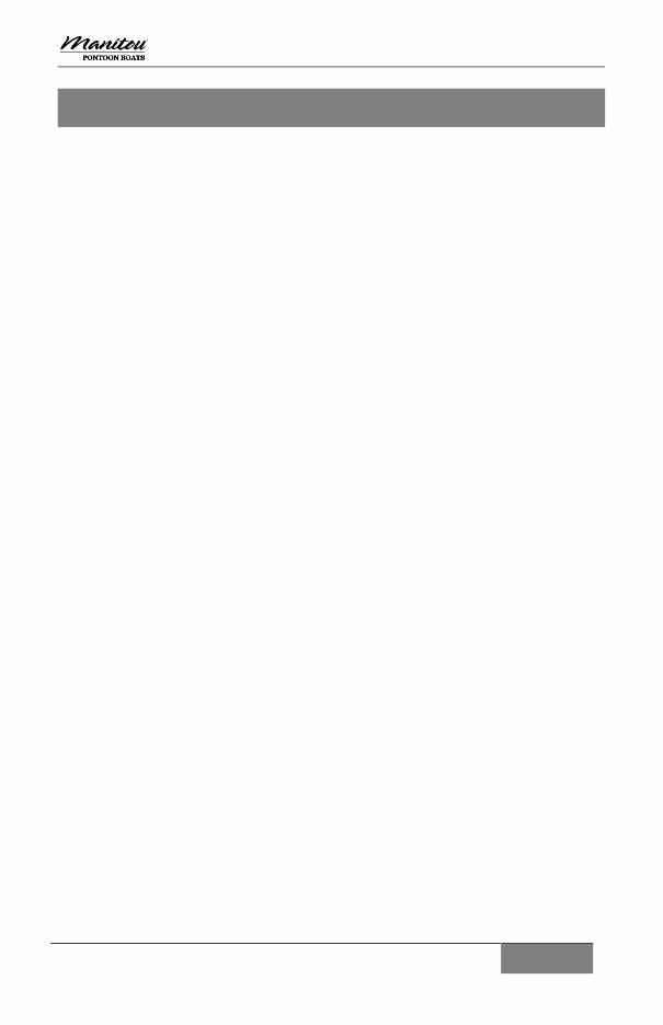 Manitou Pantoon Boats Owners Manual preview img 3