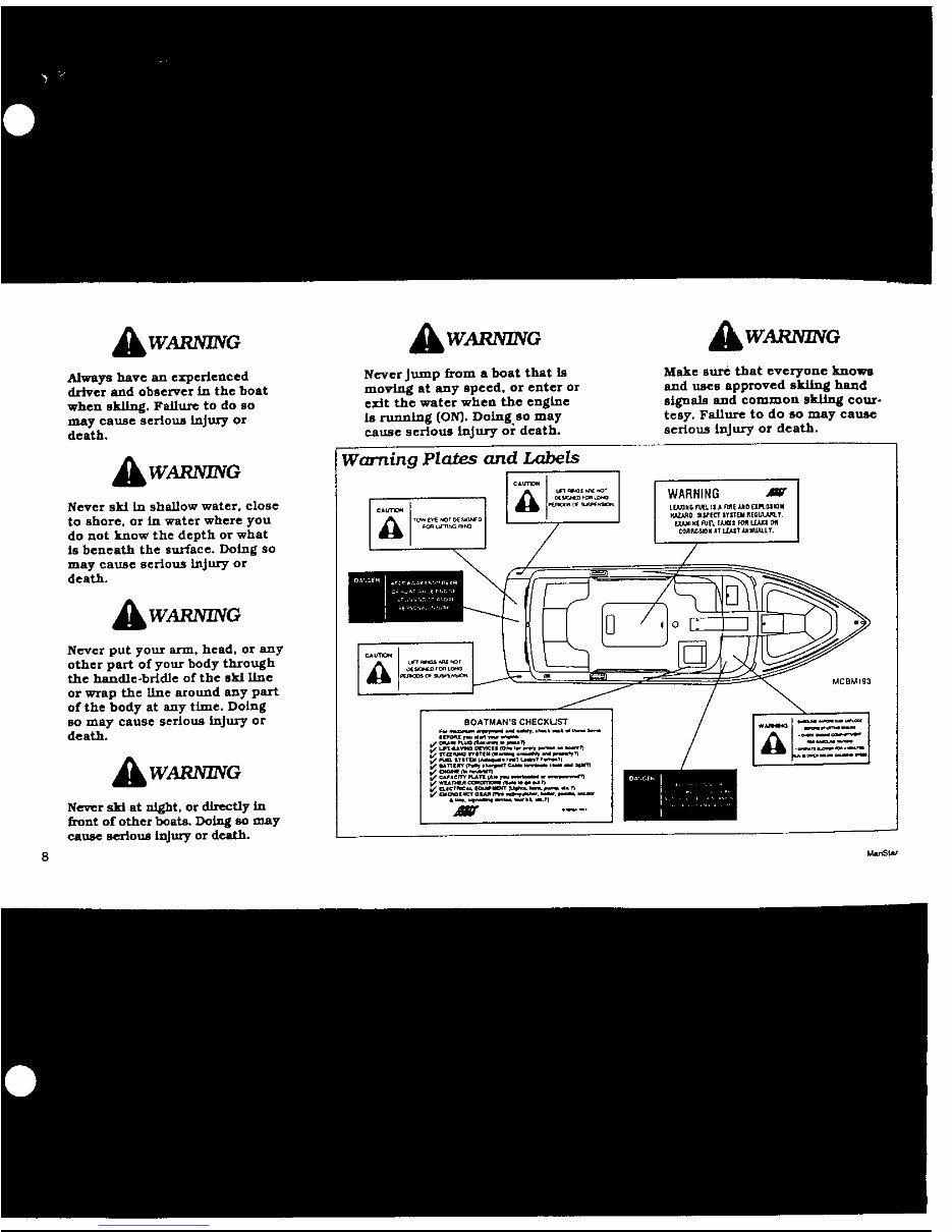 1994-1997 MasterCraft Maristar 200 & 205 Owners Manual | eManualOnline