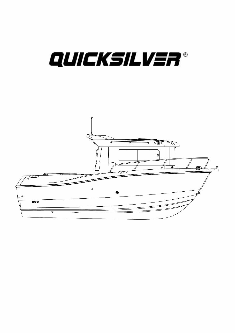 Quicksilver 675 PILOTHOUSE Owners Manual preview img 1
