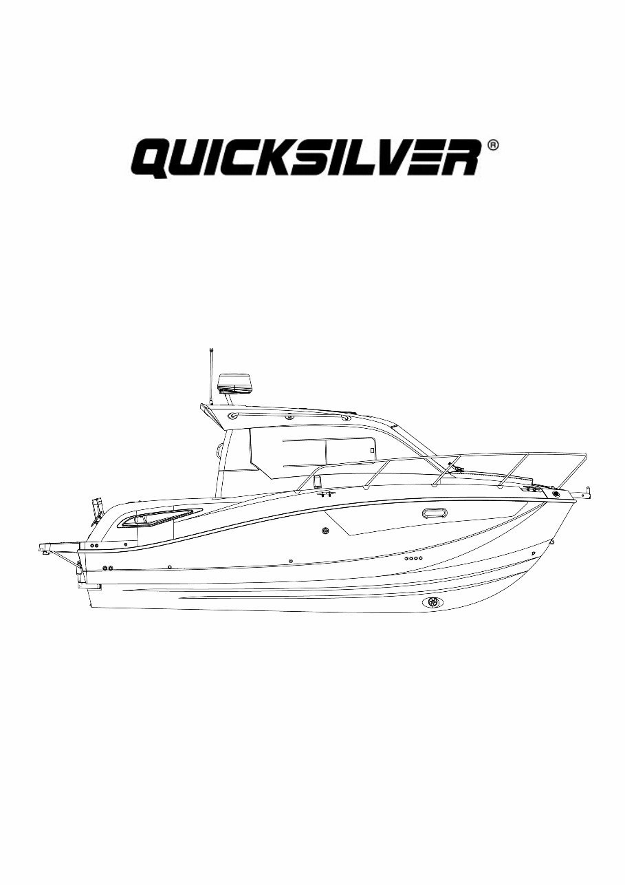 Quicksilver 755 PILOTHOUSE Owners Manual preview img 1