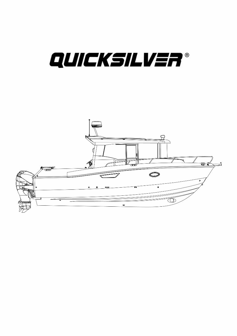 Quicksilver 905 PILOTHOUSE Owners Manual preview img 1