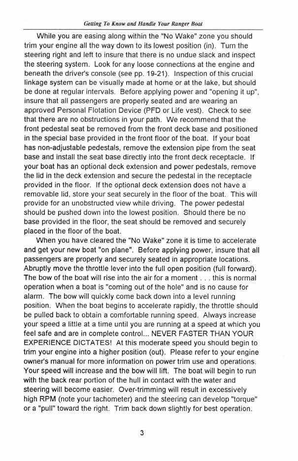 Ranger Fiberglass Owners Manual 2000 preview img 5