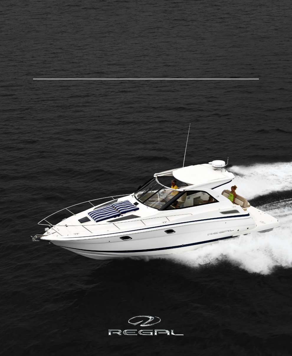 Regal 35 SPORT COUPE Owners Manual preview img 1