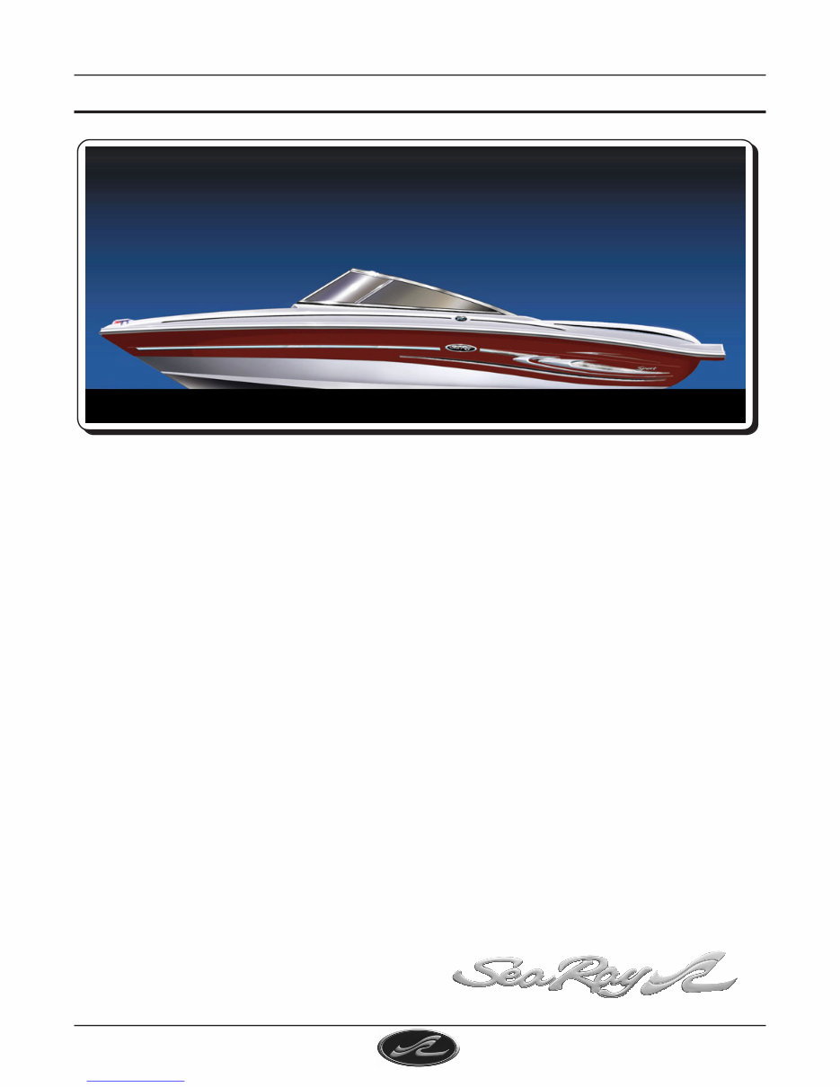 Sea Ray 205 Sport Owners Manual preview img 3